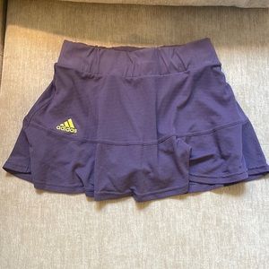 Adidas purple women tennis skirt heat ready